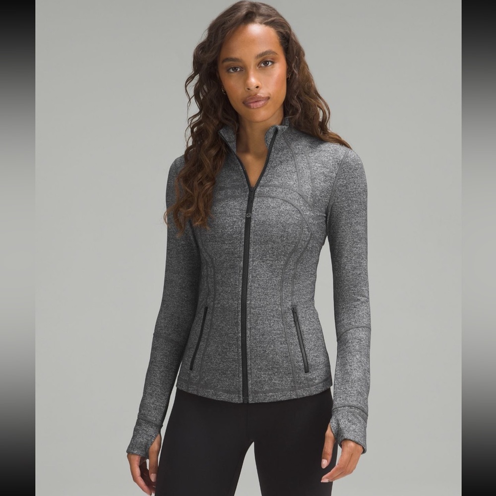 Lululemon Define Jacket Luon Size 4 Heathered Black
